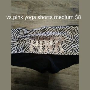 Vs pink yoga shorts